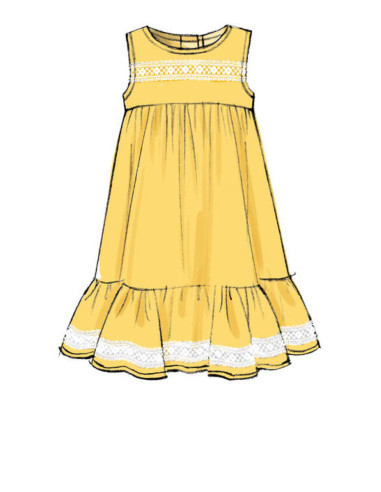 Patroon voor kinderjurken - McCall's 7558