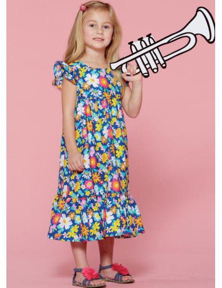 Patroon voor kinderjurken - McCall's 7558