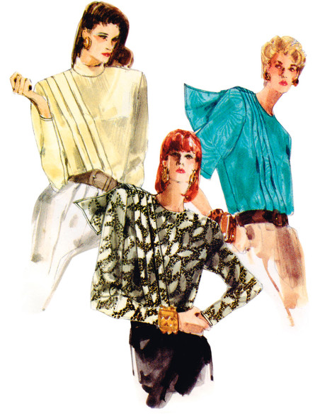 Vintage overhemdpatroon - Vogue 1980