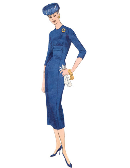 Vintage jurkpatroon - Vogue 1979
