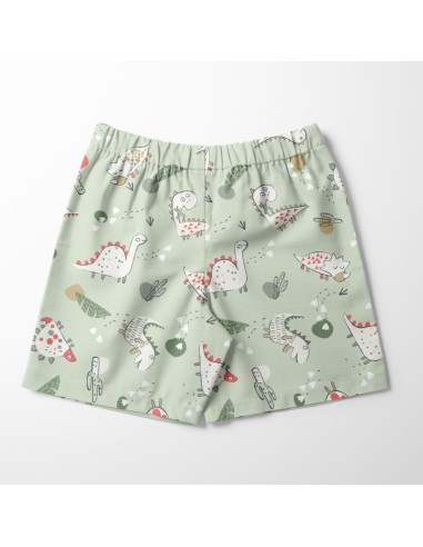 Lycra badpakstof - Groene Dinoz