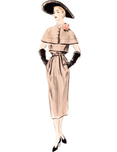 Vintage jurkpatroon - Vogue 1964