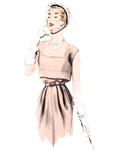 Vintage jurkpatroon - Vogue 1964 2