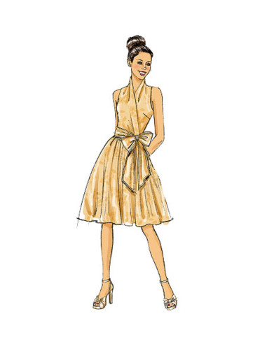 Vintage jurkpatroon - Butterick 5850