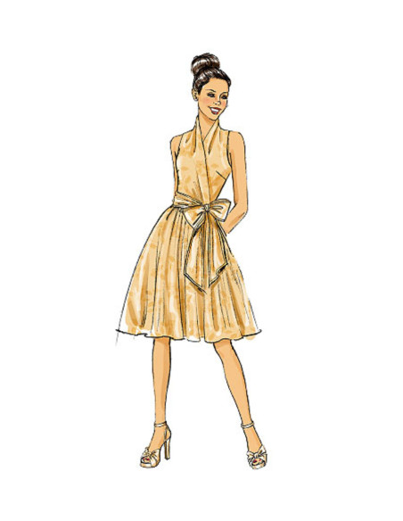 Vintage jurkpatroon - Butterick 5850