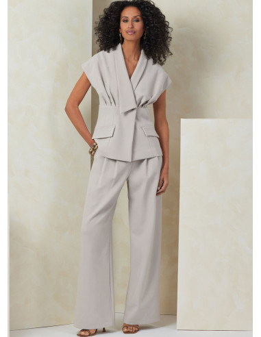 Hoge top patroon - Vogue 2097