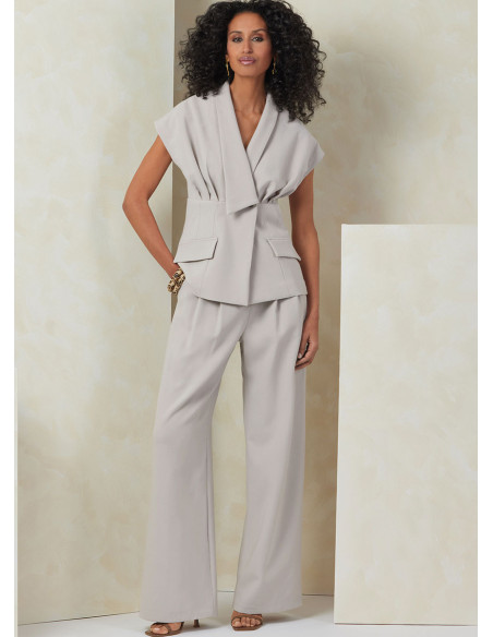 Hoge top patroon - Vogue 2097