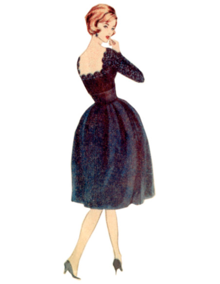 Vintage jurkpatroon - Vogue 2101