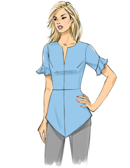 Bovenstuk patroon - Butterick 6663