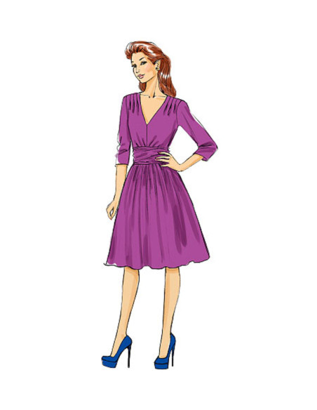 Vintage jurkpatroon - Butterick 5850