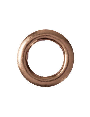 Doos met 10 koperen jersey drukknoopjes met gereedschap 10 mm