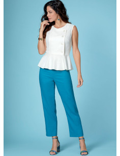 Bovenstuk, jurk, rok en broek patroon - Butterick 6670