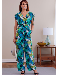 Patroon voor jumpsuit en riem - Butterick 6756 2