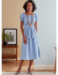 Jurkpatroon en riem - Butterick 6757 2