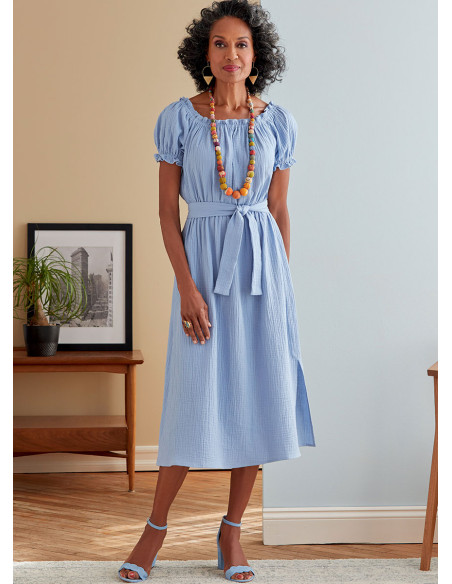 Jurkpatroon en riem - Butterick 6757