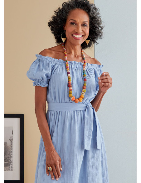 Jurkpatroon en riem - Butterick 6757