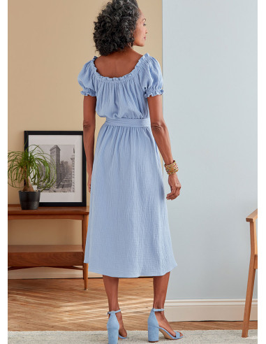 Jurkpatroon en riem - Butterick 6757