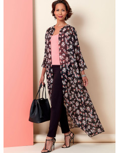 Jas, jurk en broek patroon - Butterick 6802