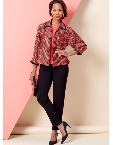 Jas, jurk en broek patroon - Butterick 6802