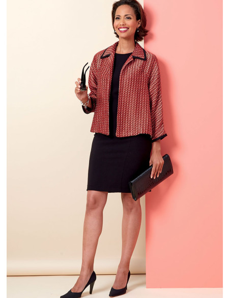 Jas, jurk en broek patroon - Butterick 6802