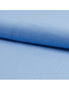 Viscose popeline stof - Blauw
