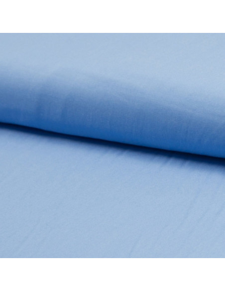 Viscose popeline stof - Blauw