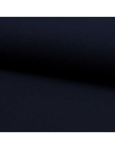 Licht rekbare crêpestof - Marineblauw