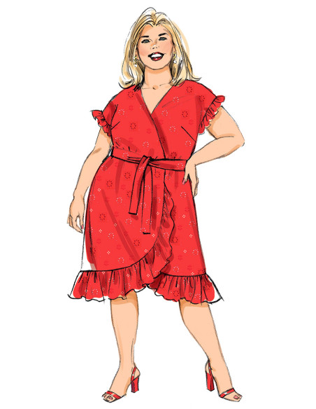 Jurkpatroon en riem - Butterick 6873