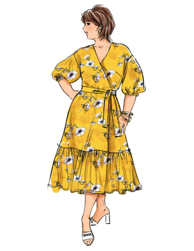 Jurkpatroon en riem - Butterick 6873