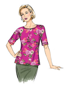 Bovenstuk patroon - Butterick 6874 2