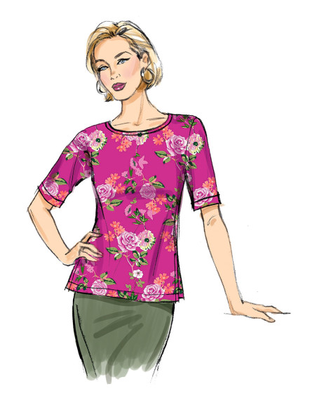 Bovenstuk patroon - Butterick 6874