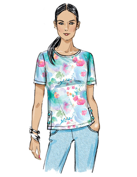 Bovenstuk patroon - Butterick 6874
