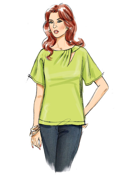 Bovenstuk patroon - Butterick 6875