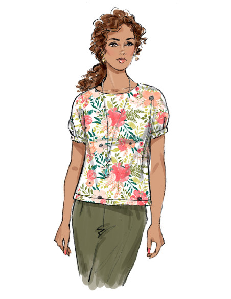 Bovenstuk patroon - Butterick 6875