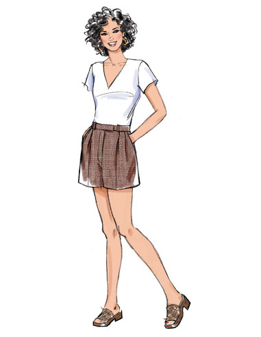 Broek- en shortpatroon - Butterick 6878