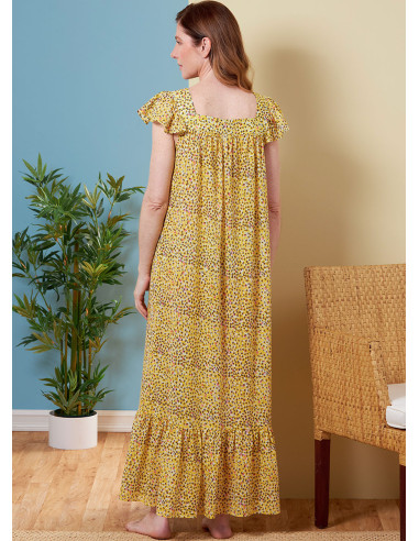 Patron de haut, chemise de nuit et short - Butterick 6883