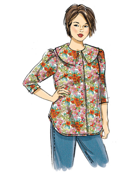 Bovenstuk patroon - Butterick 6896
