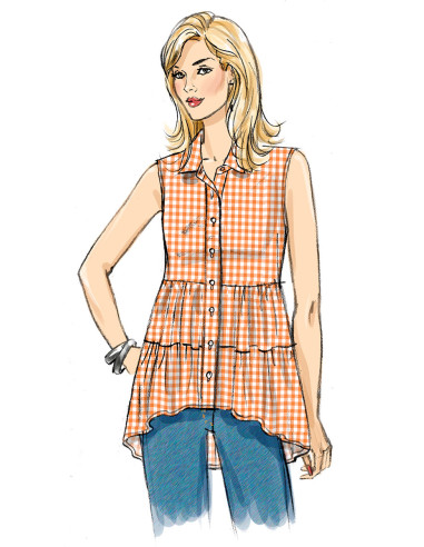 Bovenstuk patroon - Butterick 6897