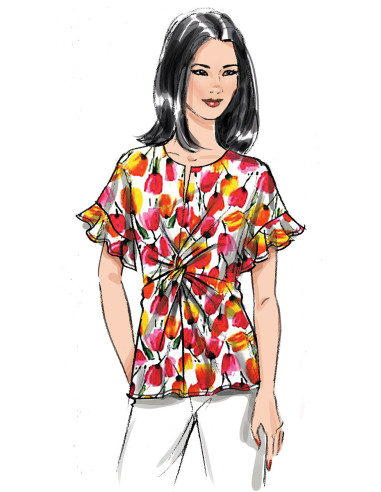Bovenstuk patroon - Butterick 6899