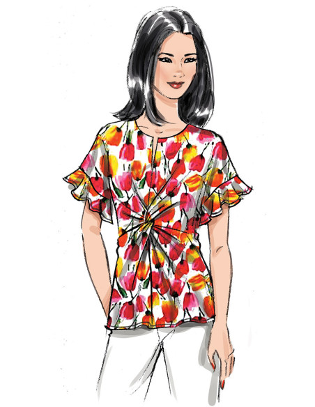 Bovenstuk patroon - Butterick 6899