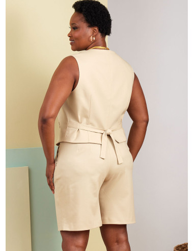 Patron de gilet, pantalon et short - Butterick 6902