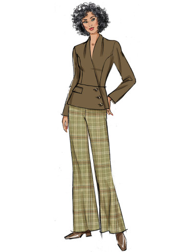 Jas- en broekpatroon - Butterick 6915