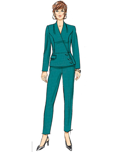 Jas- en broekpatroon - Butterick 6915