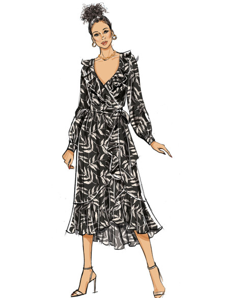 Jurkpatroon en riem - Butterick 6926