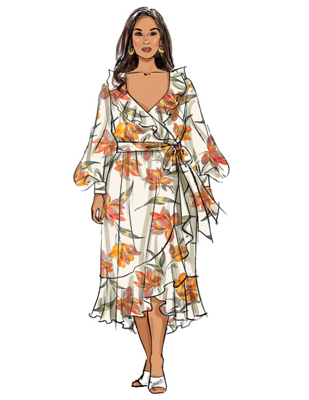 Jurkpatroon en riem - Butterick 6927