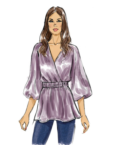 Bovenstuk patroon - Butterick 6930
