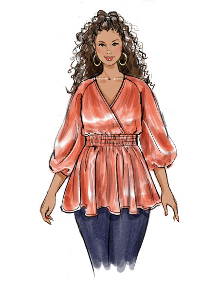 Bovenstuk patroon - Butterick 6931
