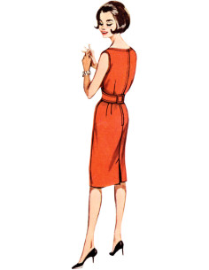 Vintage jurkpatroon - Butterick 6955