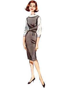 Vintage jurkpatroon - Butterick 6955 2