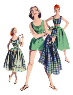 Vintage jurkpatroon - Butterick 6939